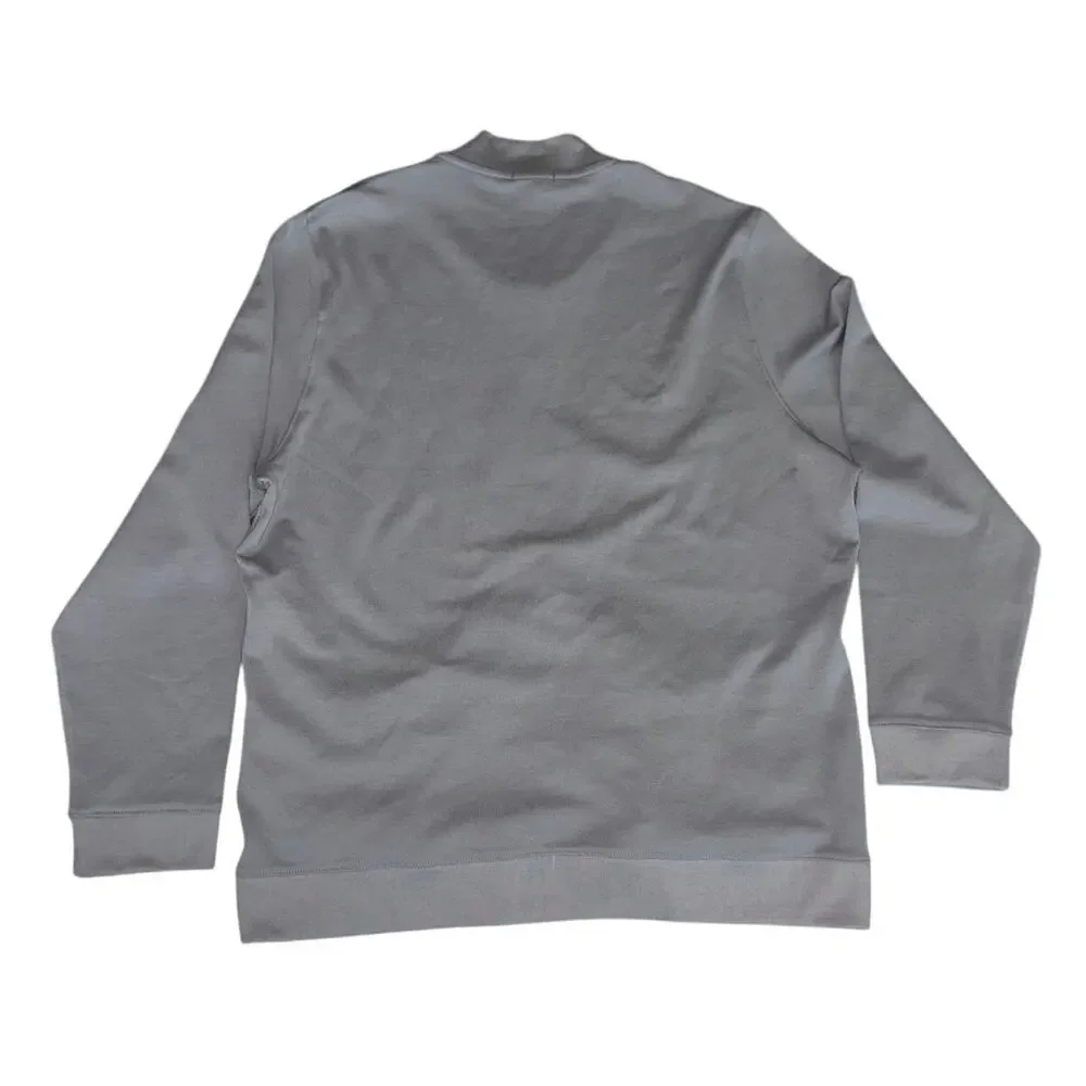 Alfani Gray Quarter Zip Pullover Men’s 3XL Stretch Textured Knit